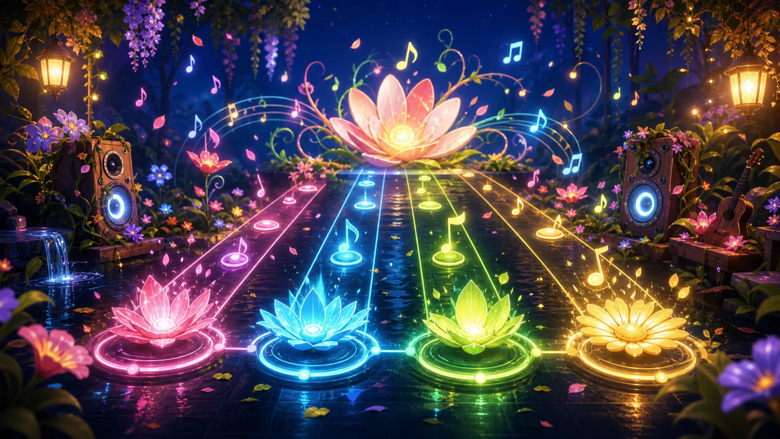 Beat Bloom rhythm puzzle artwork