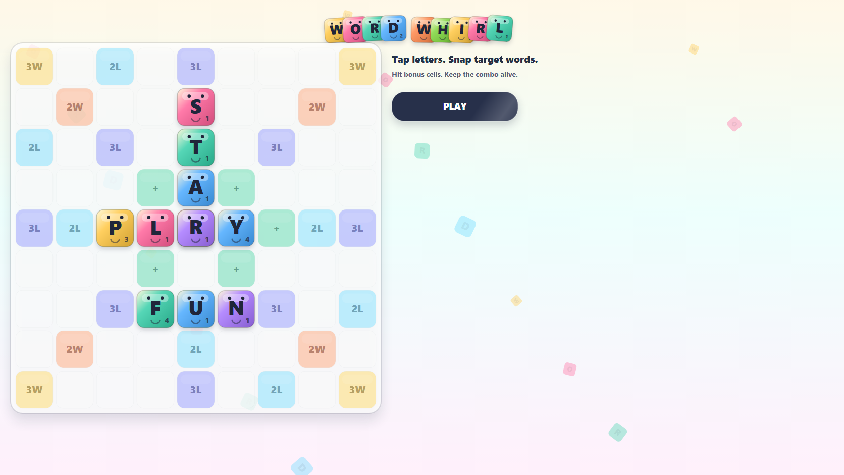 Word Whirl word puzzle artwork